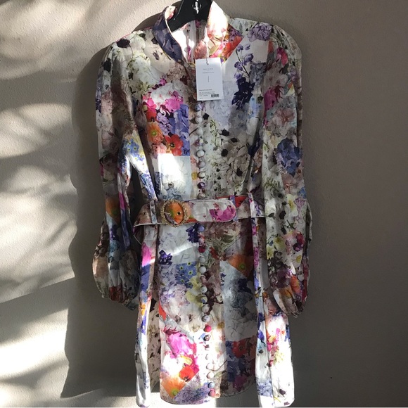 ❌ SOLD❌ Zimmermann Prima Floral Belted Shirtdress - Picture 11 of 16